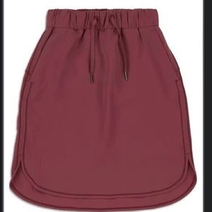 Lululemon Athletica Maroon Skirt